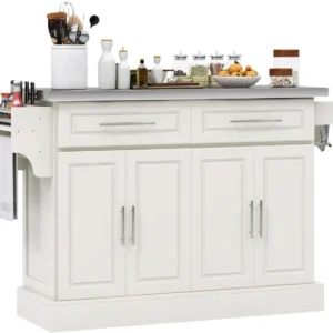 Rolling Kitchen Island Cart with Wheels