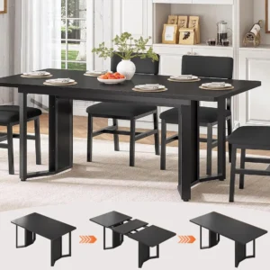 5-Piece 63" Dining Table Set