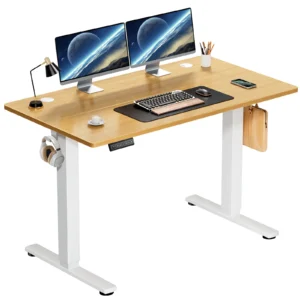 JHK Electric Standing Desk Height Adjustable 40x24 Inch Computer Desk
