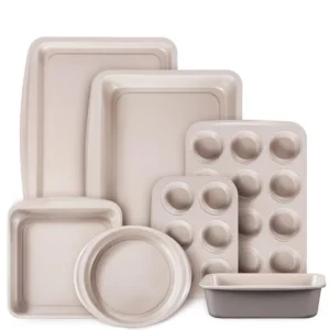 7Piece Nonstick Stackable Baking Pans Set