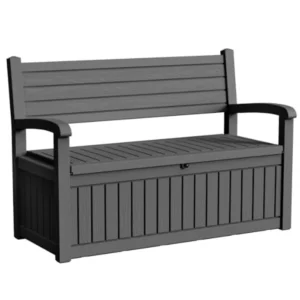 75 Gallon Storage Bench Deck Box Outdoor