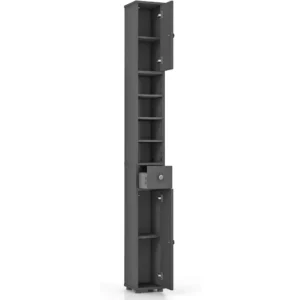 Bathroom Storage Cabinet - 71” Tall Narrow Floor Cabinet